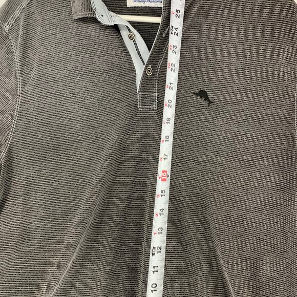 Tommy Bahama Short Sleeve Gray Polo Size M - Picture 4 of 16